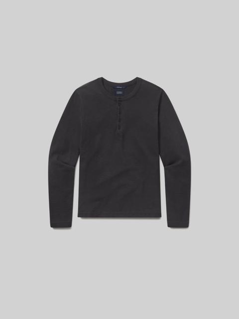 Classic Henley
In Washed Black