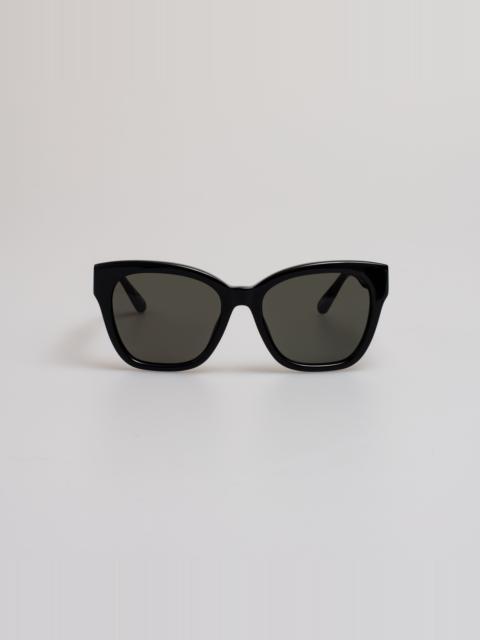 Tamara Cat Eye Sunglasses in Black