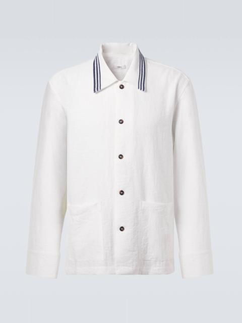 Embroidered overshirt