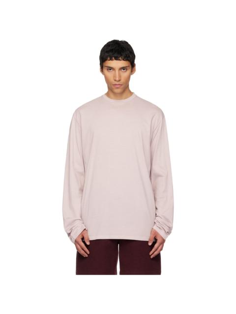 Pink Roundneck Jersey Cotton T-shirt