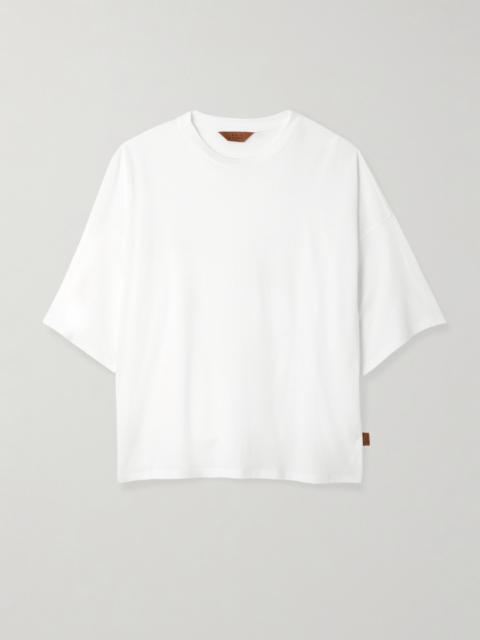 The Draped Tee Cotton And Modal-blend Jersey T-shirt