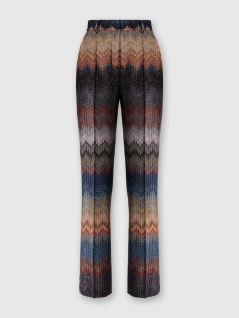 Trumpet Pants with Snake Pattern