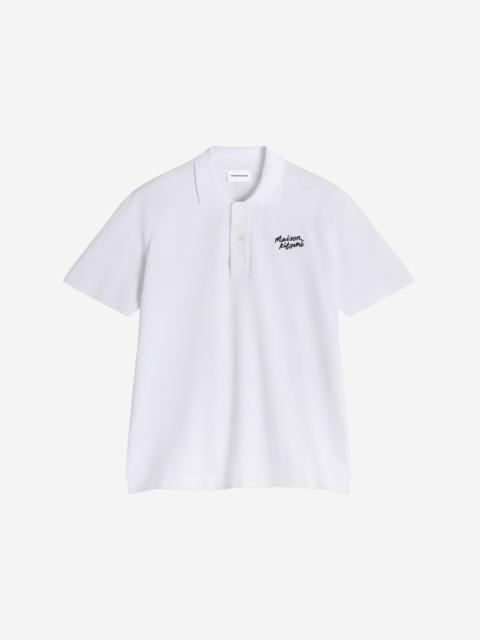 MAISON KITSUNE HANDWRITING COMFORT POLO