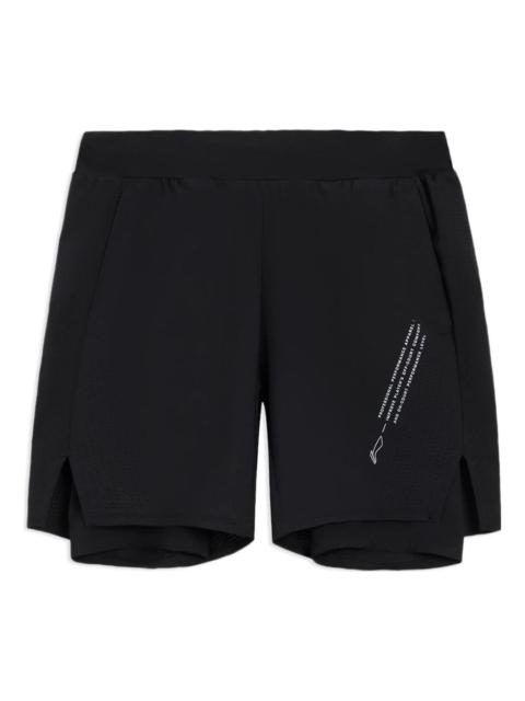 Li-Ning Graphic Basketball Training Shorts 'Black' AKSS363-1