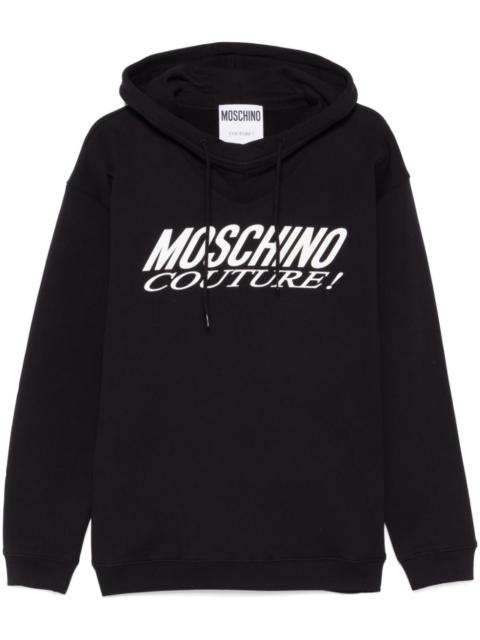 logo-print hoodie