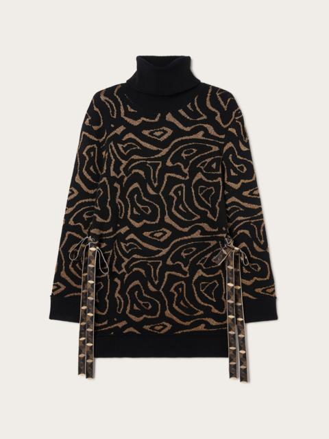 LABIRINTO PRINT OVERSIZED SWEATER