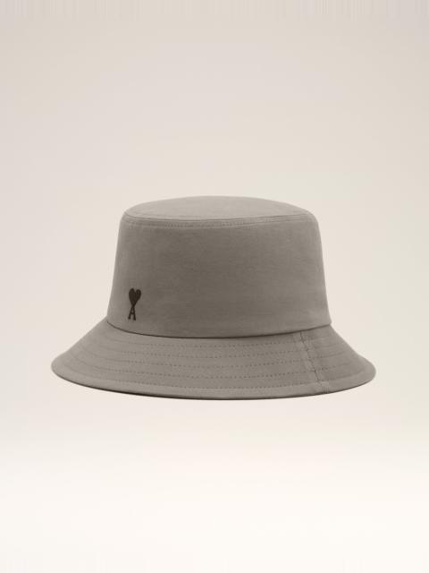 GREY COTTON AMI DE COEUR BUCKET HAT