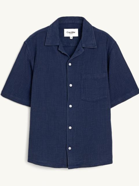 DOUBLE CLOTH SS - NAVY