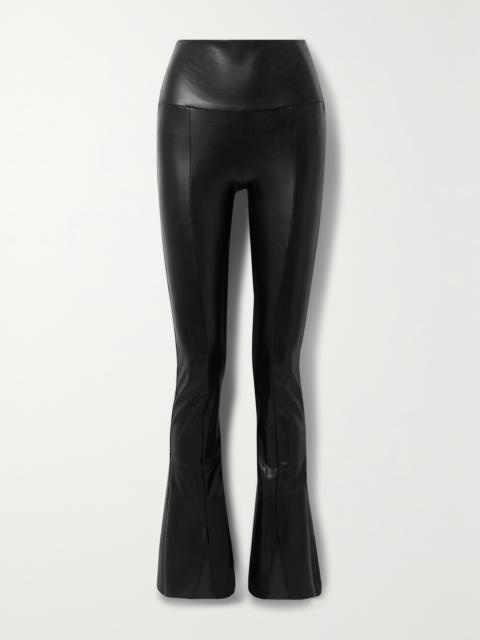 Spat Vegan Leather Flared Leggings