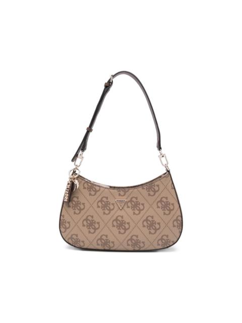 monogram charm shoulder bag