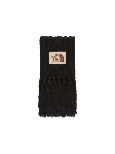 The North Face x Gucci wool scarf