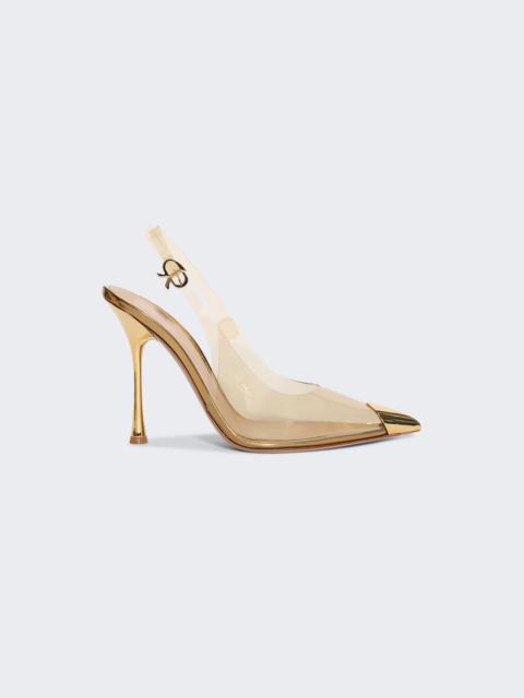 Glass Pumps Gold