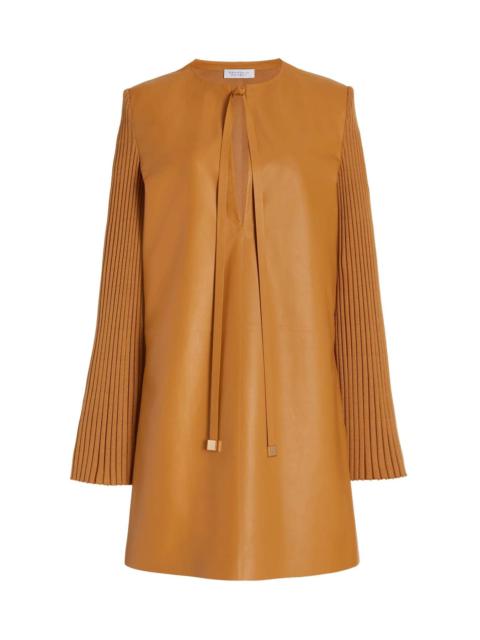 Beko Dress in Cashew Leather