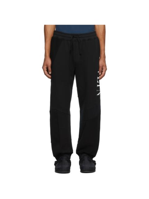 Black Patchwork Lounge Pants