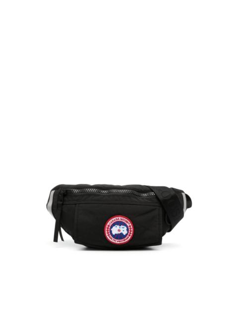 logo-patch belt bag