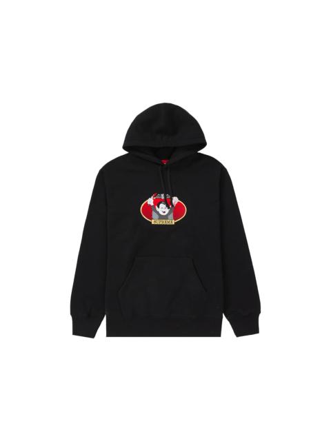 Supreme Vampire Boy Hooded Sweatshirt Black