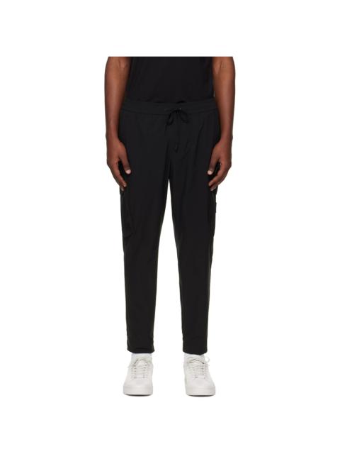 Black Tapered-Fit Cargo Pants