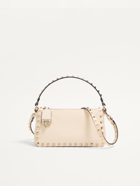 SMALL ROCKSTUD GRAINY CALFSKIN CROSSBODY BAG