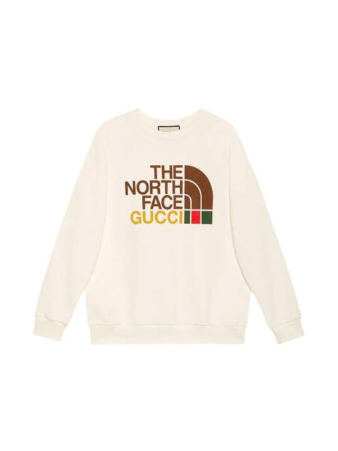 The North Face x Gucci cotton sweatshirt