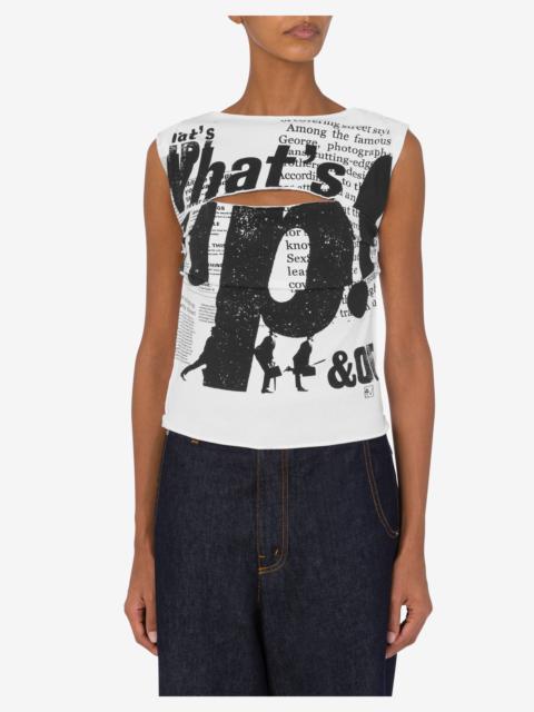 ORGANIC JERSEY TOP 'WHAT'S UP'