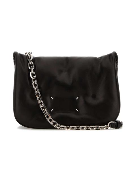 Black Leather Crossbody Bag