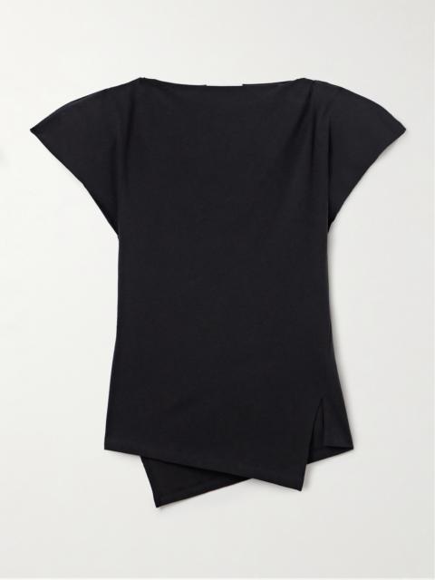 Sebani Asymmetric Cotton-jersey T-shirt
