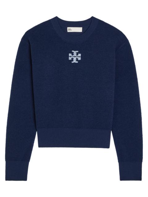 Tory Burch Logo Wool-blend Jumper
