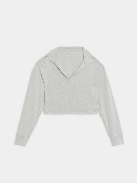 Joan Fleece Polo Sweatshirt