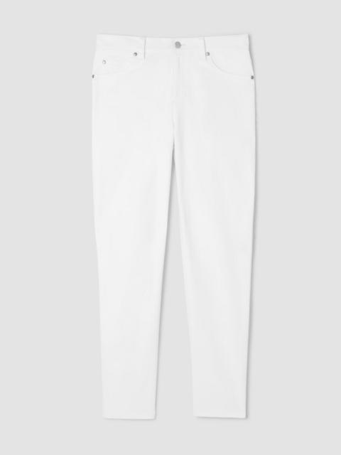 Garment-Dyed Organic Cotton Denim Slim Jean