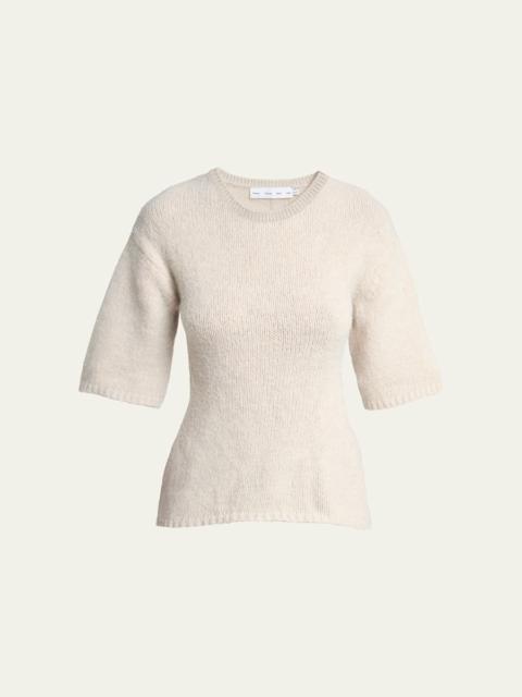Dana Cinched Short-Sleeve Sweater