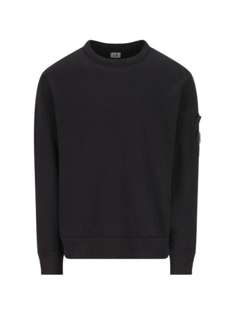 button-detail sweatshirt