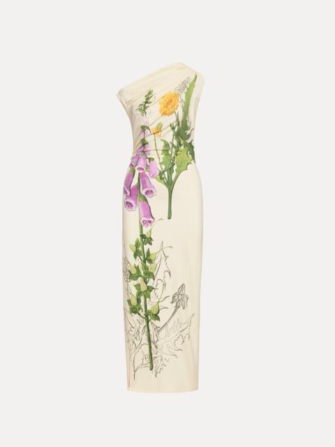 FOXGLOVE SKETCH JERSEY DRESS