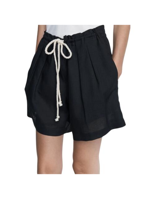 Drawstring Pleat Front Short