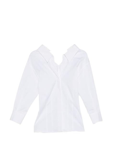 button-fastening classic shirt