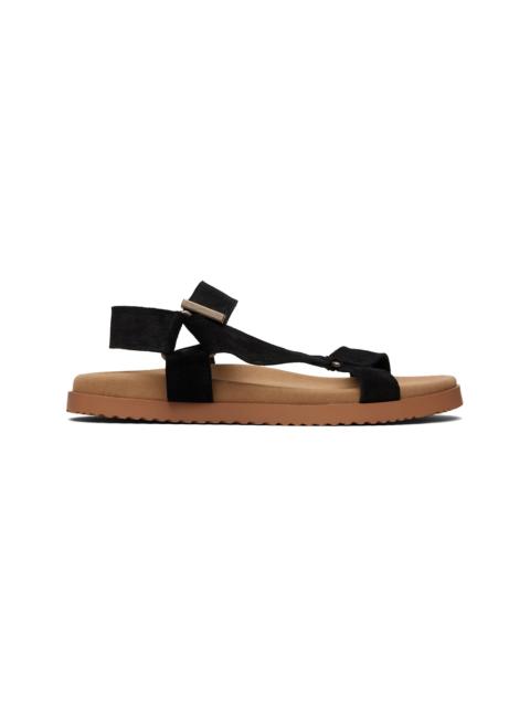 Black Suede Sandals