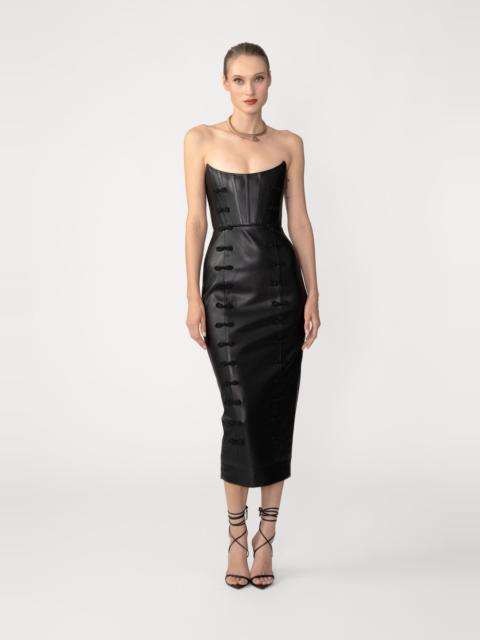 JUNO STRAPLESS MIDI DRESS