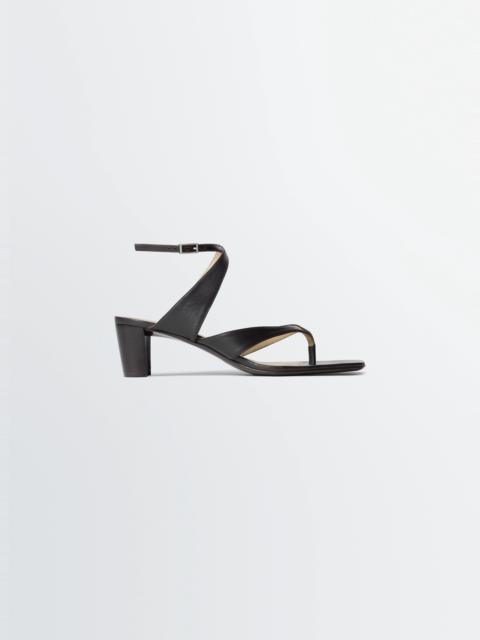 TONG SANDALS 50 MM HEEL IN LEATHER