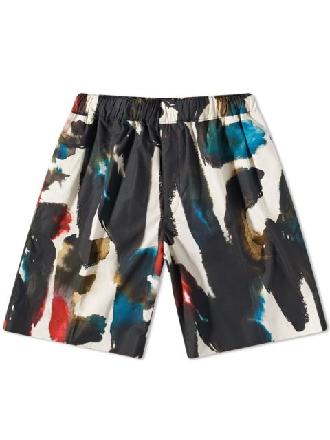 Alexander McQueen All Over Print Shorts