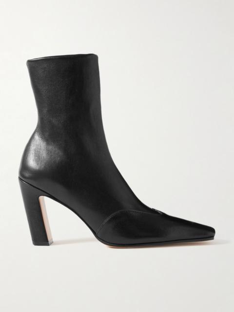 Nevada leather ankle boots Black