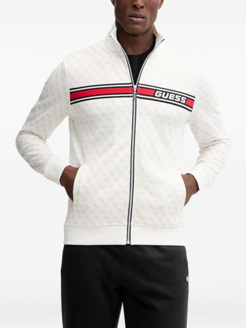 logo-stripe sweatshirt