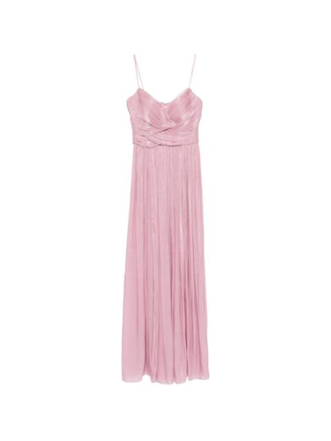 Sireen pleated maxi dress
