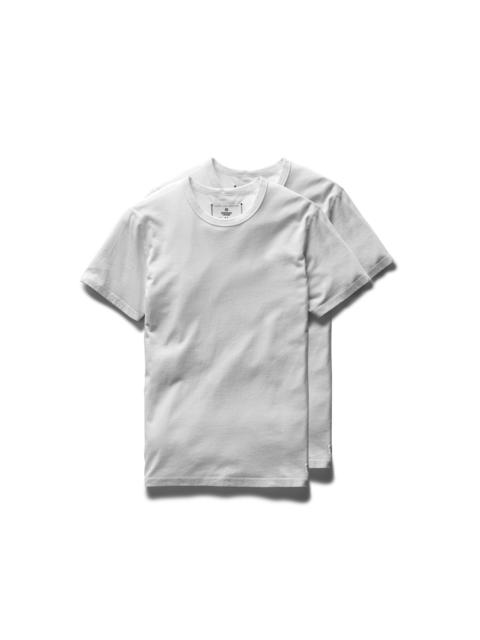 Cotton Jersey T-Shirt 2 Pack White