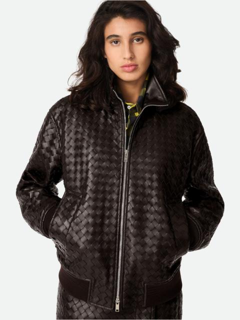Intrecciato Leather Blouson