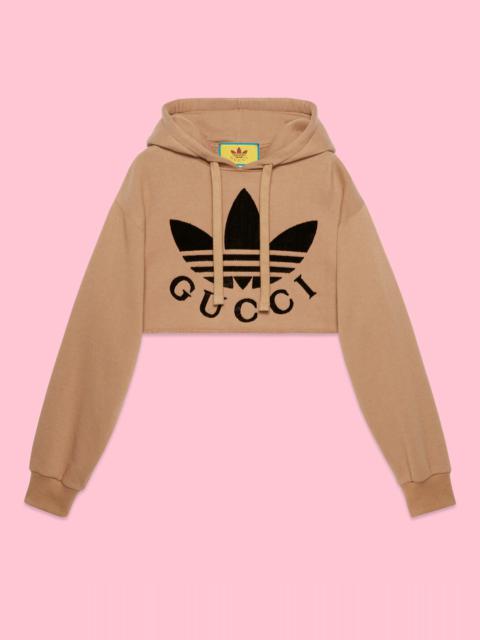 adidas x Gucci cropped sweatshirt