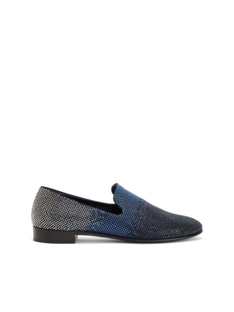 Lewis Sparkle crystal-embellished loafers