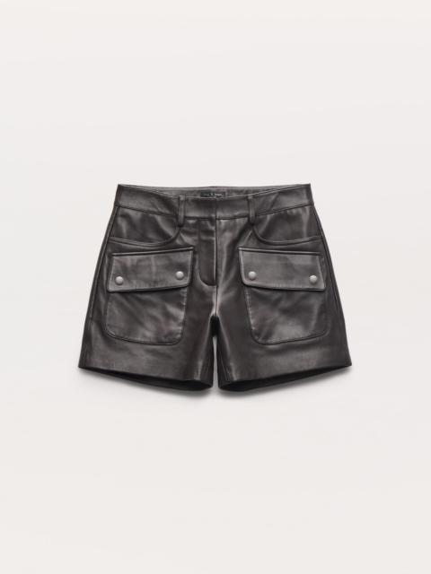 Aria Leather Shorts
