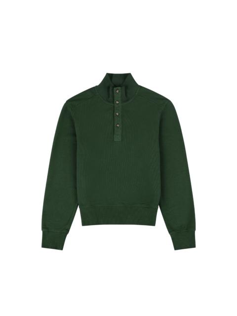 PORT PULLOVER COLLEGE GREEN