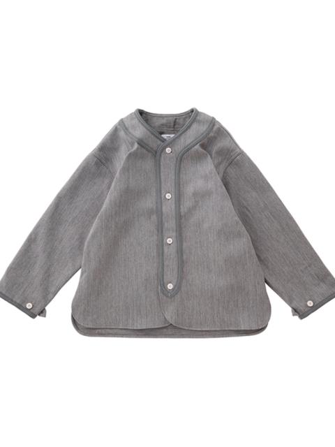 DUGOUT SHIRT L/S W GREY
