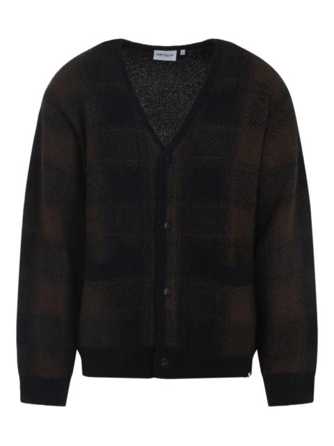 jacquard pocket cardigan