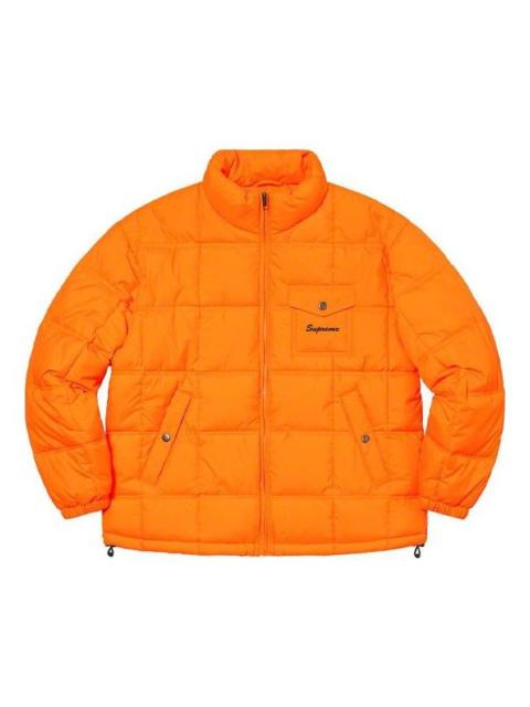 Supreme Iggy Pop Puffy Jacket 'Orange Black' SUP-SS21-507